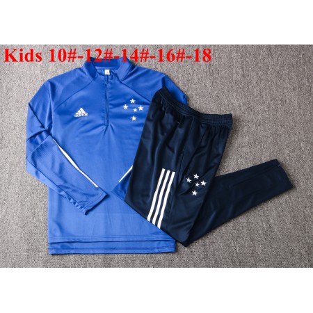 Cruzeiro 2020/2021 Dziecięcy Komplet Bluzy Treningowe M002